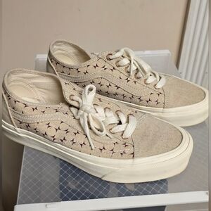 Vans Beige Star Pattern Sneakers